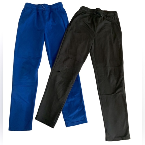 Cat & Jack Other - Cat & Jack Kids' Blue and Black Athletic Track Pants with Reinforced Knees